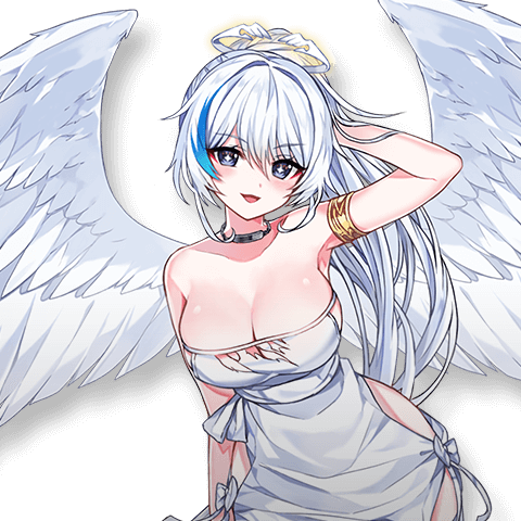 ephnel white angel artwork